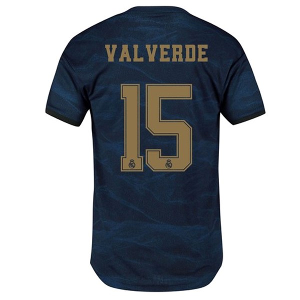 Camiseta Real Madrid NO.15 Valverde 2ª Kit 2019 2020 Azul